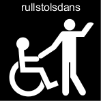 Pictogram rullstolsdans