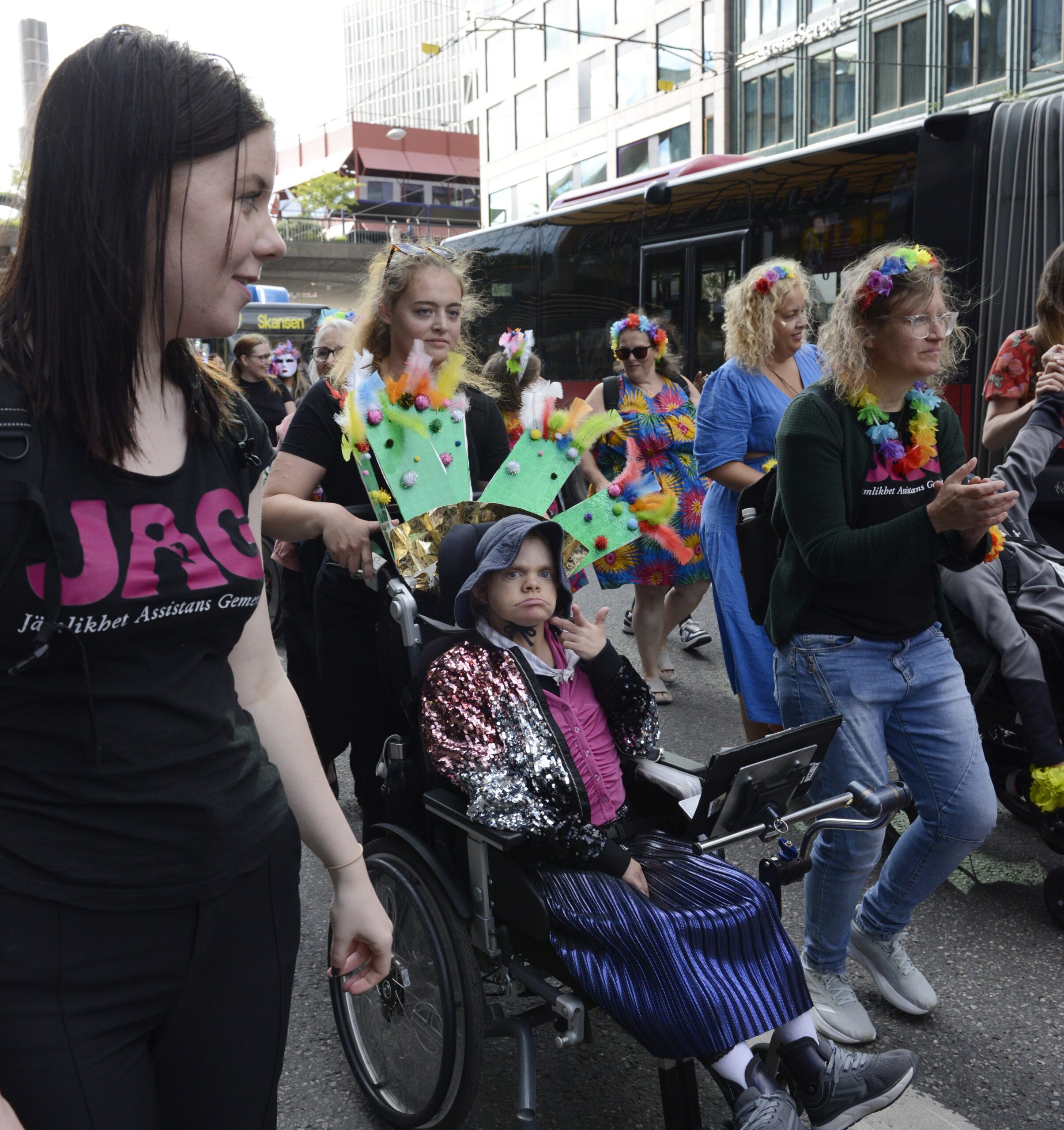 Glada människor i JAGs karneval